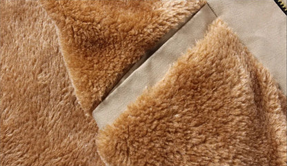 Men's Casual Fleece Bomber Jacket - skyjackerz