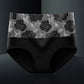 A - Black / M Cotton High Waisted Abdominal Underwear - skyjackerz