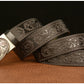 Chinese Dragon Totem Alloy Leather Belt For Men - skyjackerz