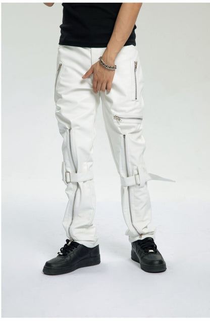 Men's Luxury Designer Leather Pants - skyjackerz