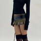 Women Leather Vintage Mini Skirt - skyjackerz