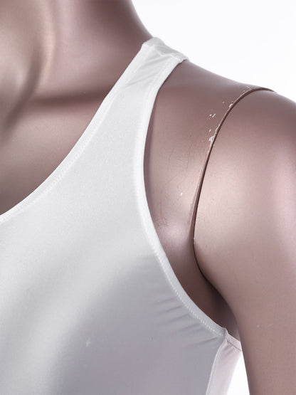 Women Leather Leotard Party Dress - skyjackerz