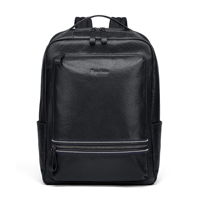 Men's Cowhide Leather Laptop Backpack - skyjackerz