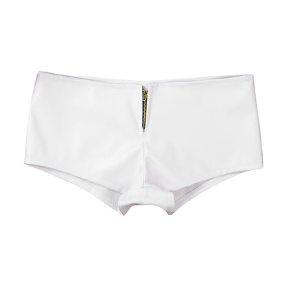 Women Black Low Waist Club Short - skyjackerz