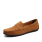 Light Brown / 6.5 Men's Leather Lightweight Driving Shoes - skyjackerz