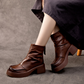 Brown / 5 Women's Back Zipper High-Heel Boots - skyjackerz