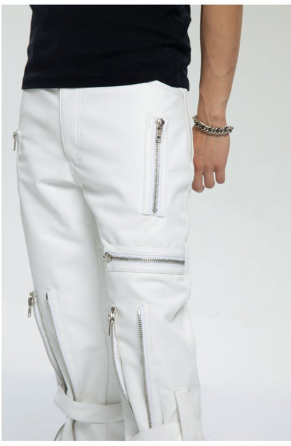 Men's Luxury Designer Leather Pants - skyjackerz