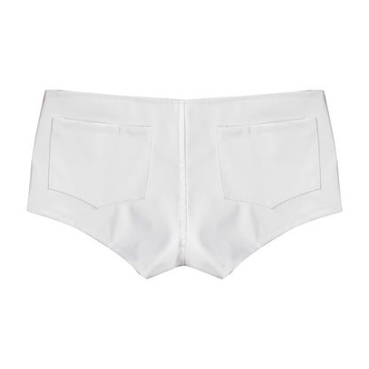 Women Black Low Waist Club Short - skyjackerz