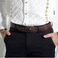 Men's Stylish Crocodile Leather Belt - skyjackerz