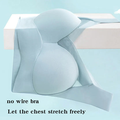 Night Black / L / One-Size 3Pcs Push Up Woman Bralette Set - skyjackerz