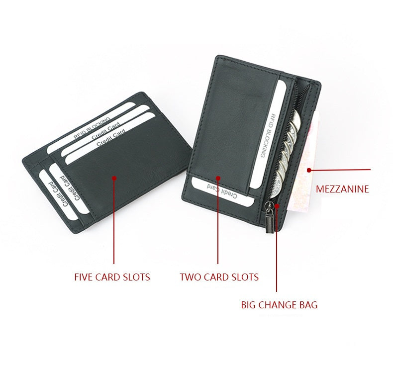 Men's Mini RFID Blocking Retro Wallet - skyjackerz