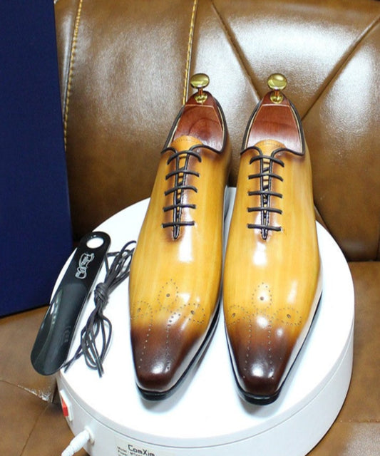 Men's Timeless Handcrafted Wedding Oxfords - skyjackerz