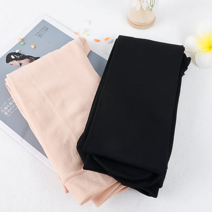 Dark Grey / One-Size Women's Velvet Winter Pantyhose - skyjackerz