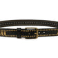 Rivet Studded Cowskin Leather Belt For Men - skyjackerz