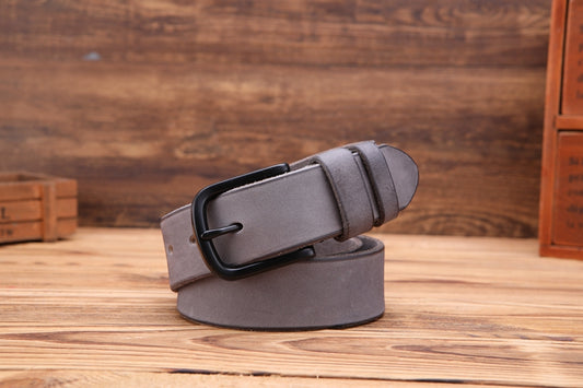 Men's Full Grain Genuine Leather Belt - skyjackerz