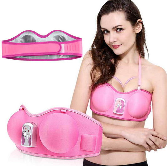 Pink / EU-Plug Women's Massage Bra - skyjackerz