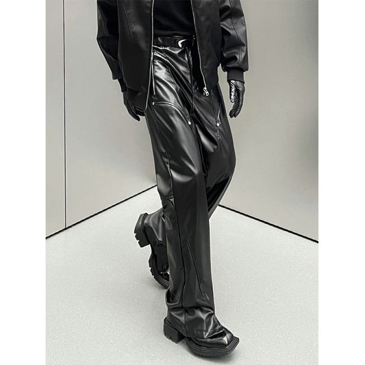 Black / M Men's Rock Punk Streetwear Pants - skyjackerz