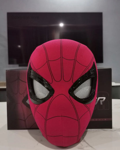Spiderman - Chin Spiderman Electronic Mask with Moving Eyes - skyjackerz