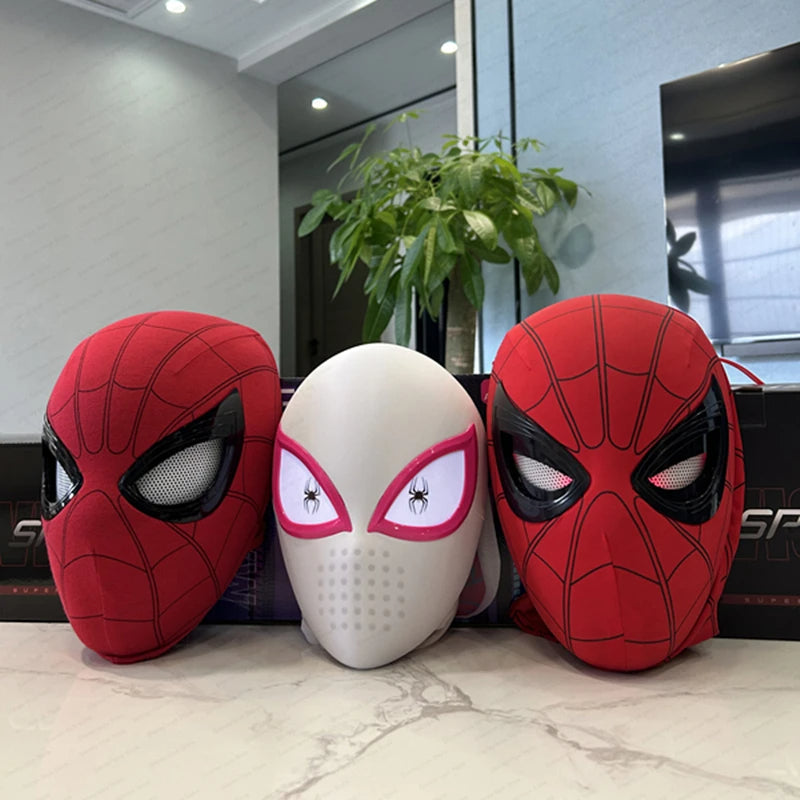 Spiderman - Chin Spiderman Electronic Mask with Moving Eyes - skyjackerz