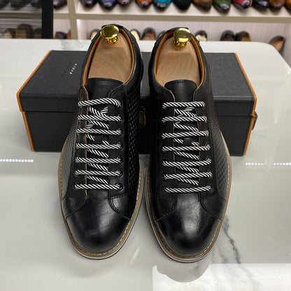Men's Premium Leather Business Sneakers - skyjackerz