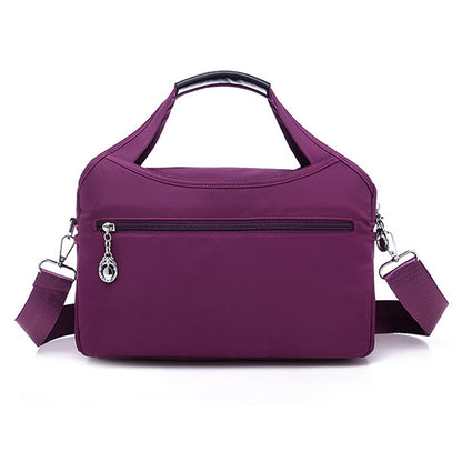 Red Wine Women's Leather Crossbody Purse - Do-It-All Handbag - skyjackerz