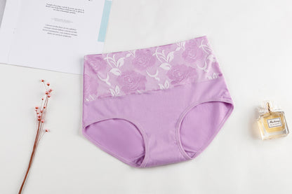 Cotton High Waisted Abdominal Underwear - skyjackerz