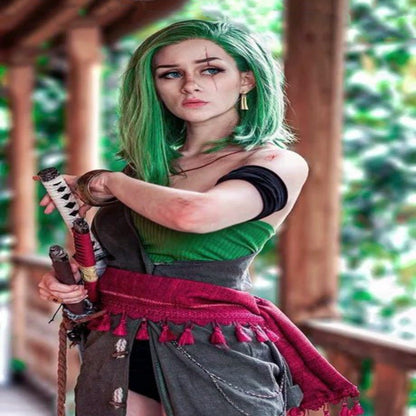 3-pcs Set A One Piece Zoro Wooden Sword Toys - skyjackerz