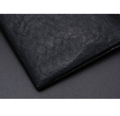 A Men's Designer Long Stag Leather Wallet - skyjackerz