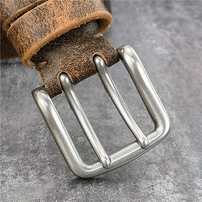 Retro Style Men's Leather Belt - skyjackerz
