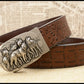 Wolf Pack Automatic Leather Belt For Men - skyjackerz