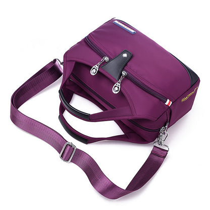 Red Wine Women's Leather Crossbody Purse - Do-It-All Handbag - skyjackerz