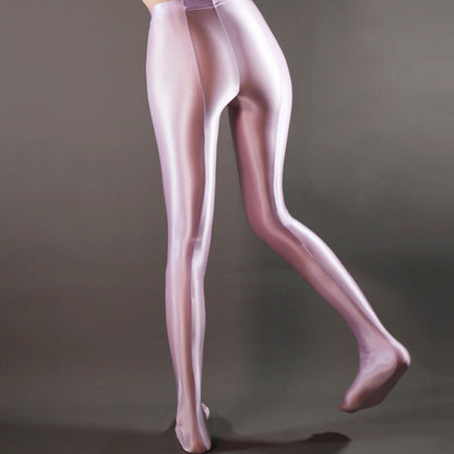 Women's Shiny Satin Sport Stockings - skyjackerz