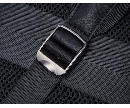 Men's Cowhide Leather Laptop Backpack - skyjackerz