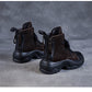 Women's Chunky Leather Boots - skyjackerz