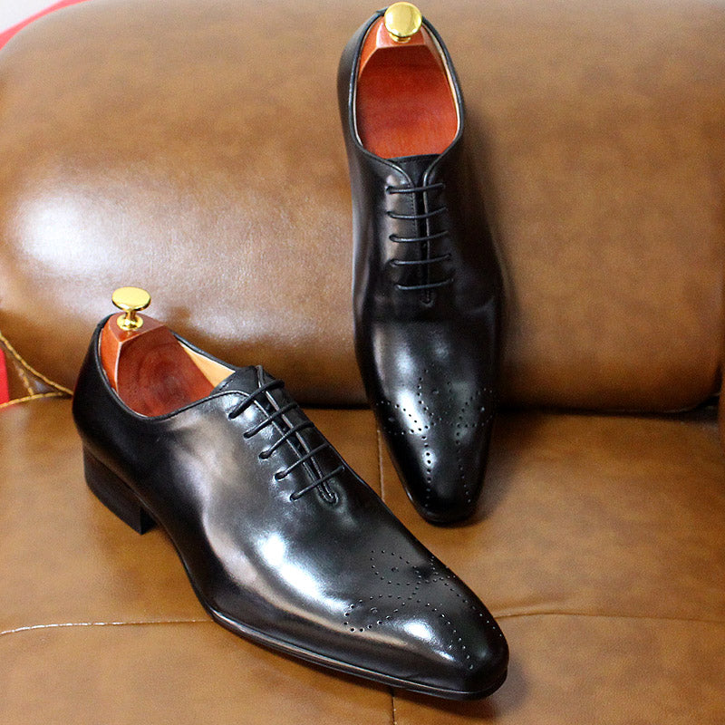 Men's Timeless Handcrafted Wedding Oxfords - skyjackerz