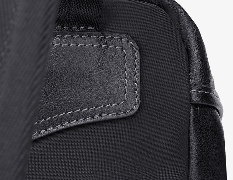 Men's Leather Large Water-Resistant Bag - skyjackerz