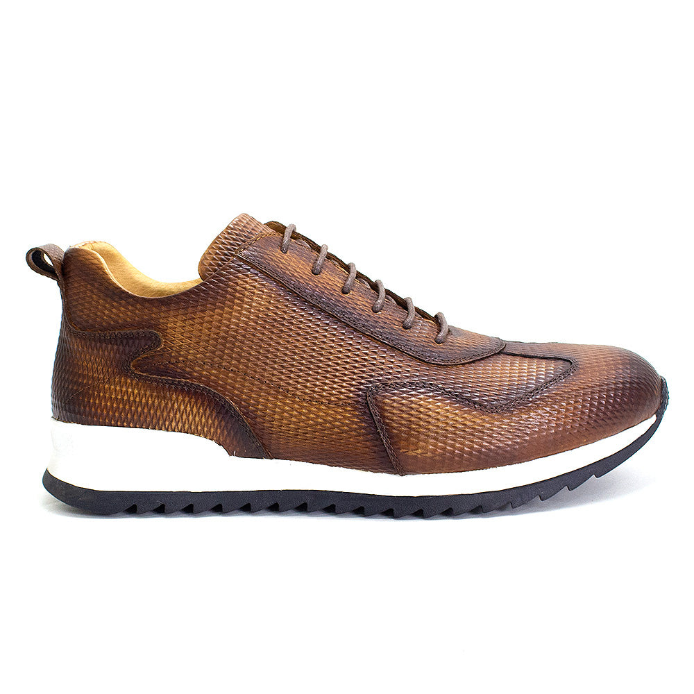 Handcrafted Genuine Leather Oxford Sneakers - skyjackerz