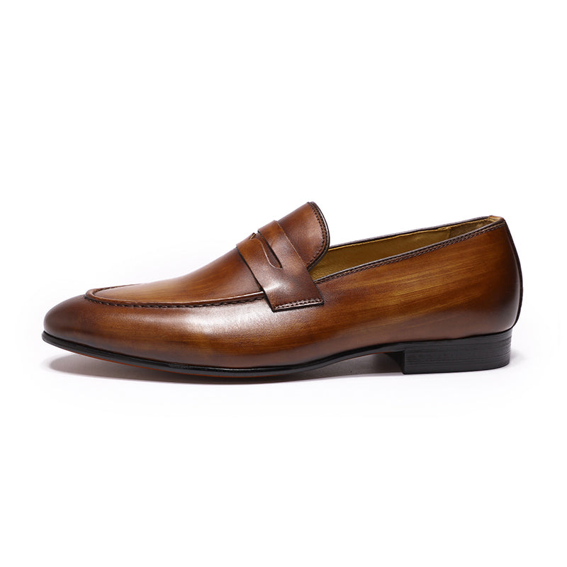 Men's Leather Casual Dress Shoes - skyjackerz