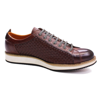 Men's Premium Leather Business Sneakers - skyjackerz