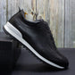 Men's Leather Lace-Up Sneakers - skyjackerz