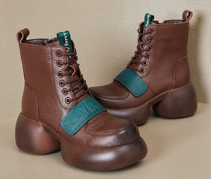 Women's Chunky High Heel Ankle Boots - skyjackerz