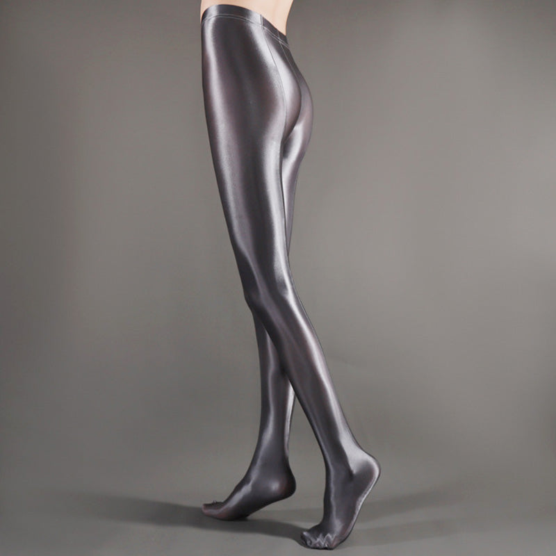 Women's Shiny Satin Sport Stockings - skyjackerz