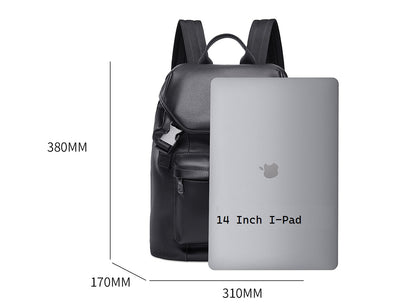 Men's Leather Large Water-Resistant Bag - skyjackerz