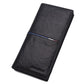 Black / Long Men's Classic Designer Leather Wallet - skyjackerz