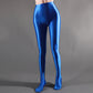 Blue / M Women's Shiny Satin Sport Stockings - skyjackerz