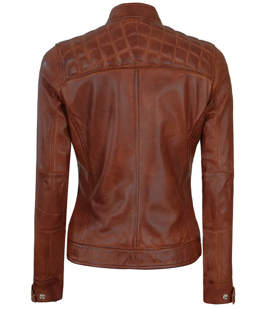 Chic Quilted Racer Jacket