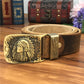 Brass Chief Cowboy Leather Belt For Men - skyjackerz