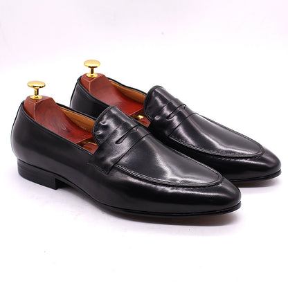 Men's Leather Casual Dress Shoes - skyjackerz