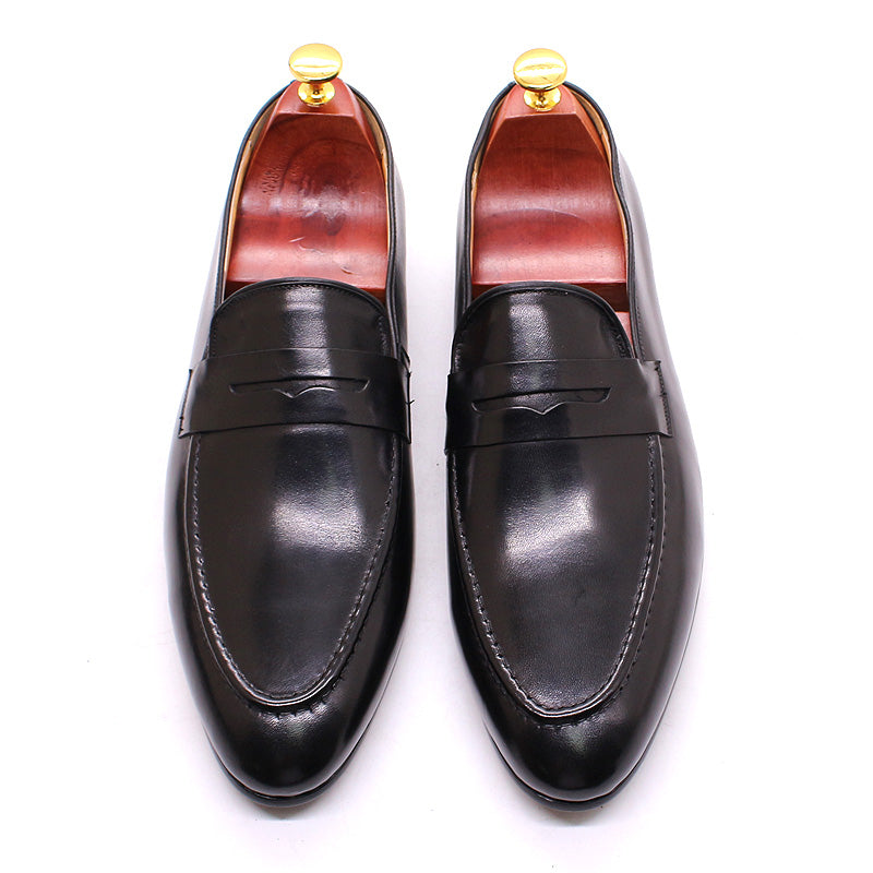 Men's Leather Casual Dress Shoes - skyjackerz