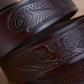 Eagle Designer Vintage Leather Belt For Men - skyjackerz